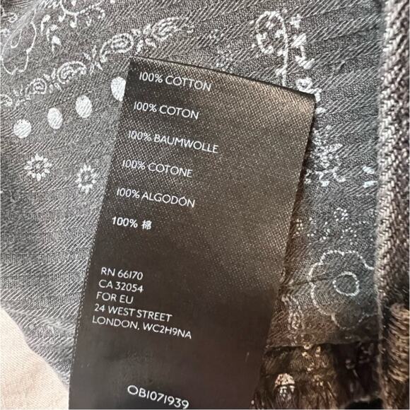 We The Free 100% Cotton Black Wash High Rise Jean Shorts w/ Fringe Hem - 26 - Picture 6 of 9